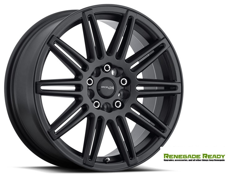 Jeep Renegade Custom Wheels by Raceline 143 17"x7.5" Cobalt Black